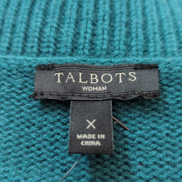 Talbot V-Neck Cable Knit Sweater - Picture 13 of 16